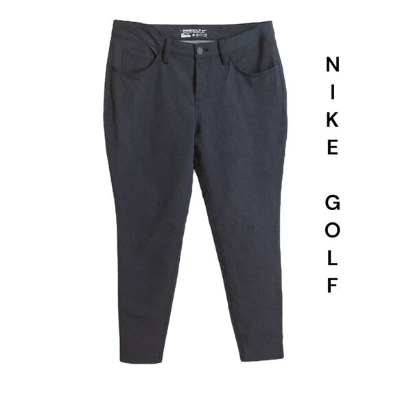Nike Golf Women's SZ 4 Slim Fit Pants Dark Gray Sports Dri-Fit Stretch Outdoor - Picture 1 of 10